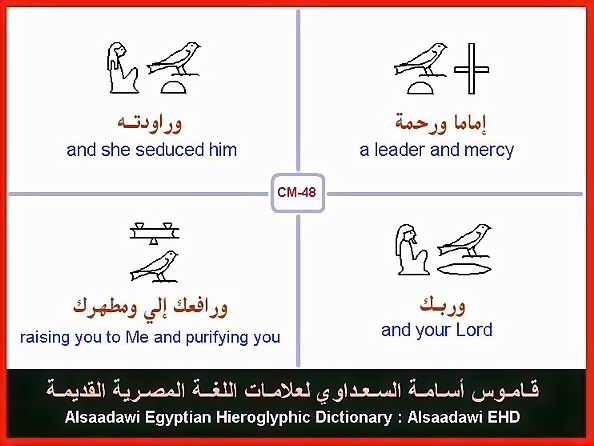 25 - مختارات من الكلمات الواسعة الإستخدام في اللغة المصرية القديمة